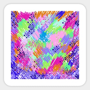 Colorful Abstracts Sticker